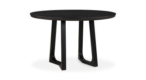 Silas Round Dining Table- Black (3)