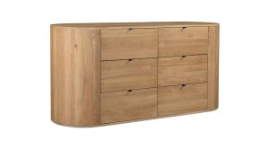 THEO 6 DRAWER DRESSER-NATURAL