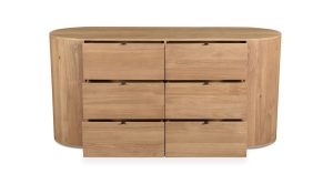 THEO 6 DRAWER DRESSER-NATURAL