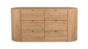 THEO 6 DRAWER DRESSER-NATURAL