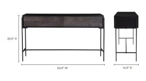 Tobin Console Table- Charcoal (7)