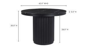 Tower Dining Table-Black (1)