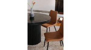 Tower Dining Table-Black