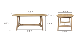 Trie Small Dining Table-Natural (7)