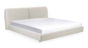 ZEPPELIN KING BED- LIGHT GREY