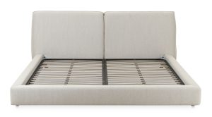 ZEPPELIN KING BED- LIGHT GREY