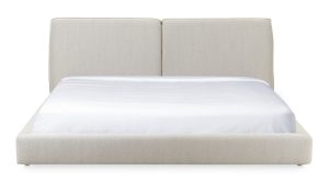 ZEPPELIN QUEEN BED- LIGHT GREY