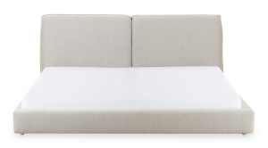 ZEPPELIN QUEEN BED- LIGHT GREY