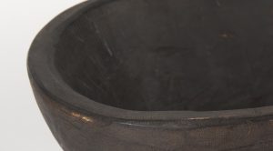 Athena Wooden Bowl Black