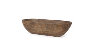 Athena Wooden Bowl Brown