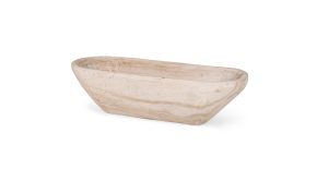 Athena Wooden Bowl Light Wash