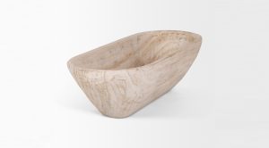 Athena Wooden Bowl Light Wash