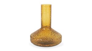 Jolene Amber Glass Vase-Tall (1)