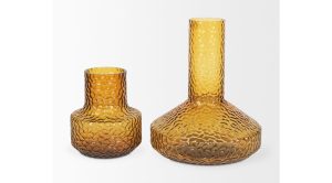 Jolene Amber Glass Vase-Tall (10)