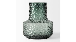 Jolene Green Glass Vase-Short (3)