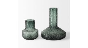 Jolene Green Glass Vase-Tall (11)