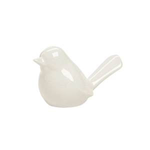 Lilo White Ceramic Bird