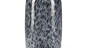 Masai Black Glass Vase-Medium (1)