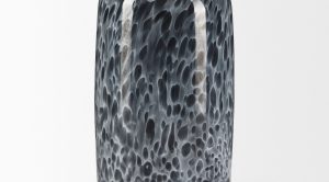 Masai Black Glass Vase-Medium (2)