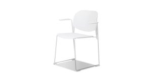 PRINGLE DINING ARMCHAIR- WHITE