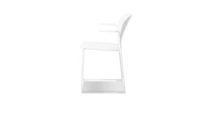 PRINGLE DINING ARMCHAIR- WHITE