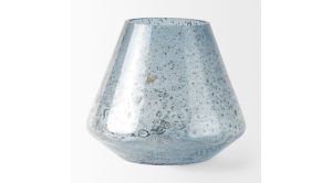 Robyn Blue Glass Vase-Small (2)