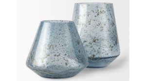 Robyn Blue Glass Vase-Small (7)