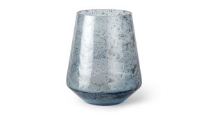 Robyn Blue Glass Vase-tall (1)