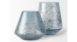 Robyn Blue Glass Vase-tall (7)