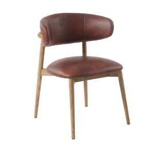 Windsor Dining Chair- Tobacco Leather