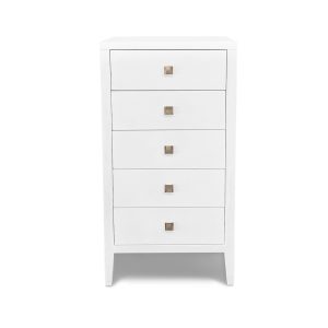 Hara 5 Drawer Tall Dresser - White_0