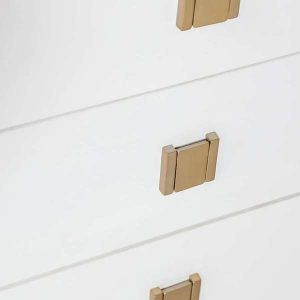 Hara 5 Drawer Tall Dresser - White_4